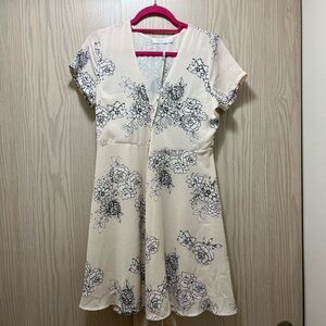 Lush Pink Floral Dress